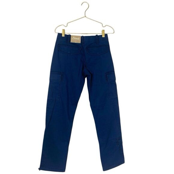 Natural Reflections Size 2 Navy Blue CARGO Pants Cotton Polyester Spandex WP57 - Picture 8 of 11